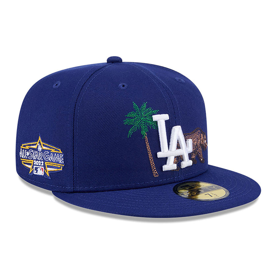 Los Angeles Dodgers 59FIFTY State Stitch Royal Cap