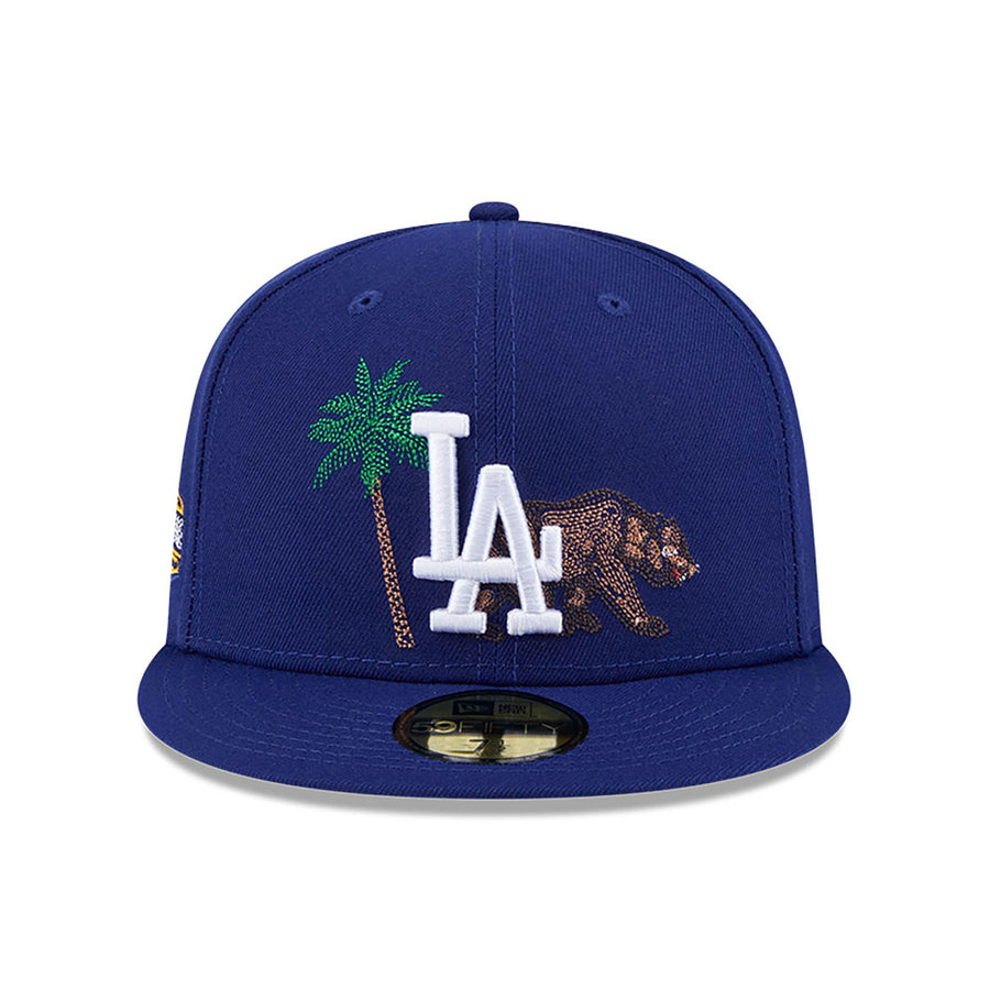 Los Angeles Dodgers 59FIFTY State Stitch Royal Cap