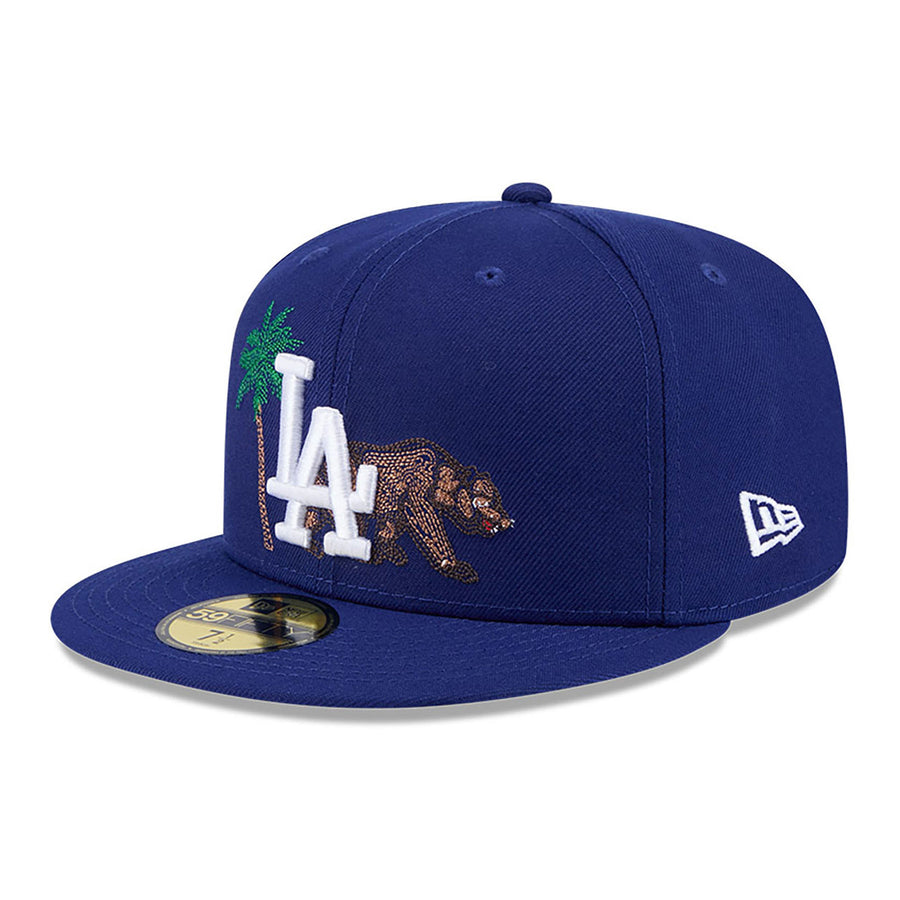 Los Angeles Dodgers 59FIFTY State Stitch Royal Cap