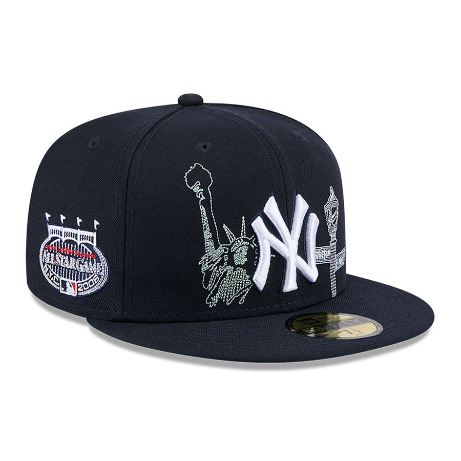 New York Yankees 59FIFTY State Stitch Navy Cap