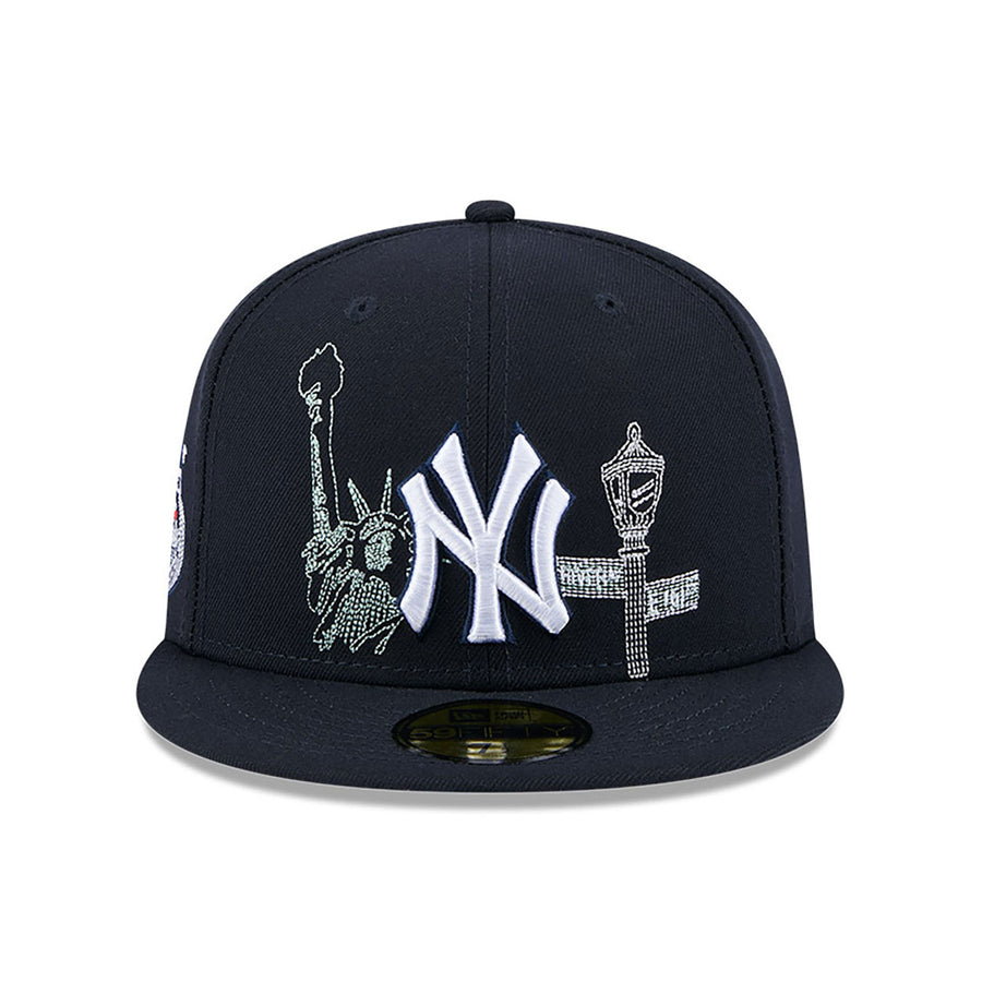 New York Yankees 59FIFTY State Stitch Navy Cap