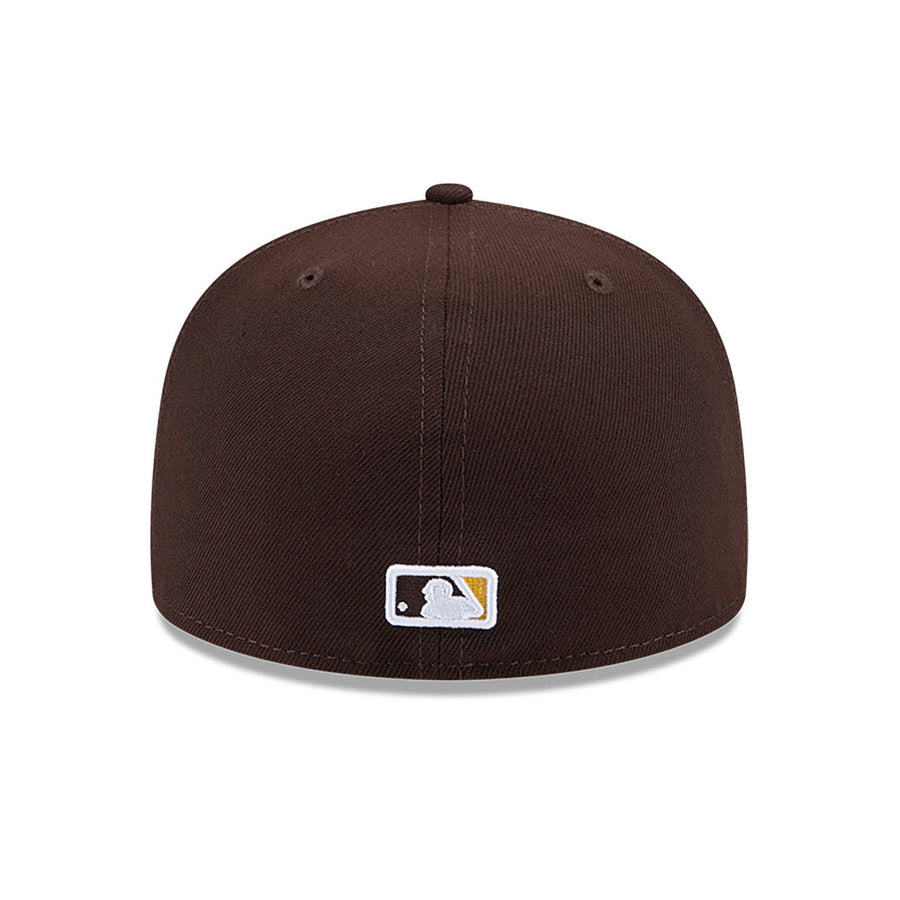 San Diego 59FIFTY Padres State Stitch Brown Cap