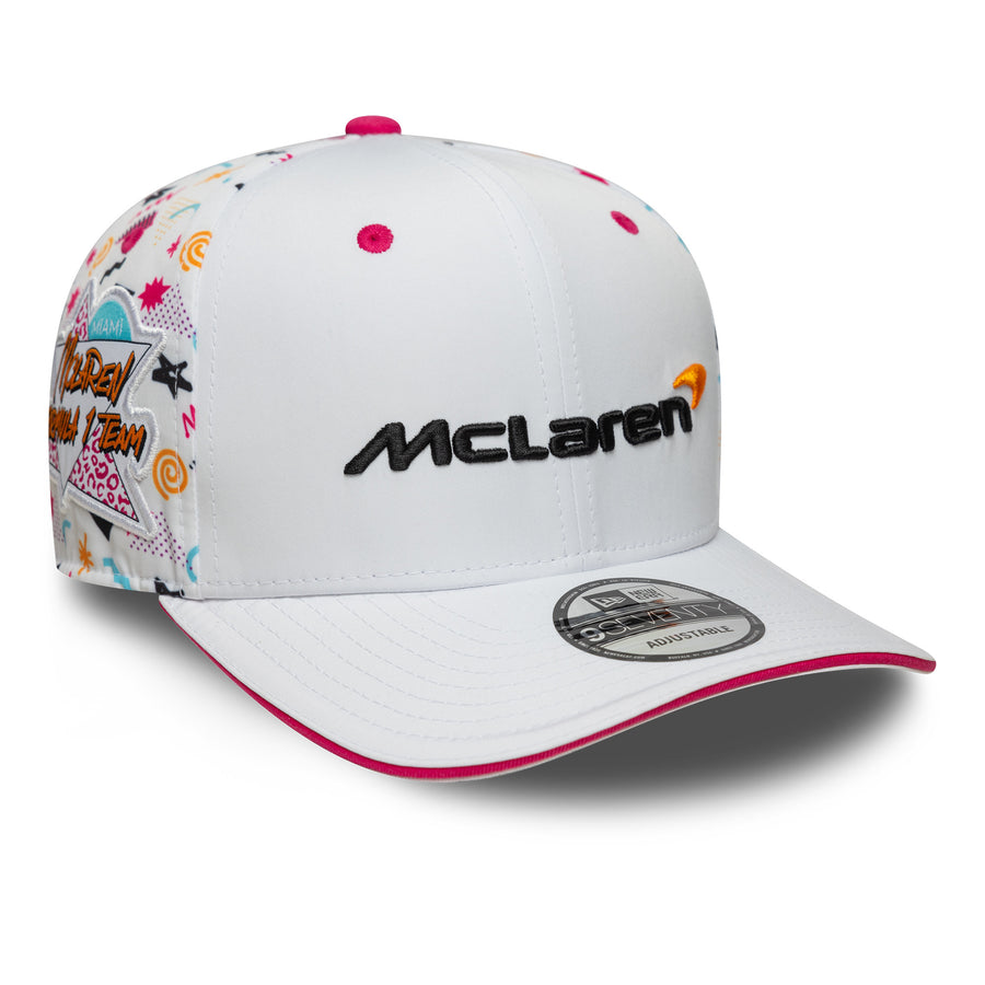 McLaren 9SEVENTY Stretch Snap Miami White Cap