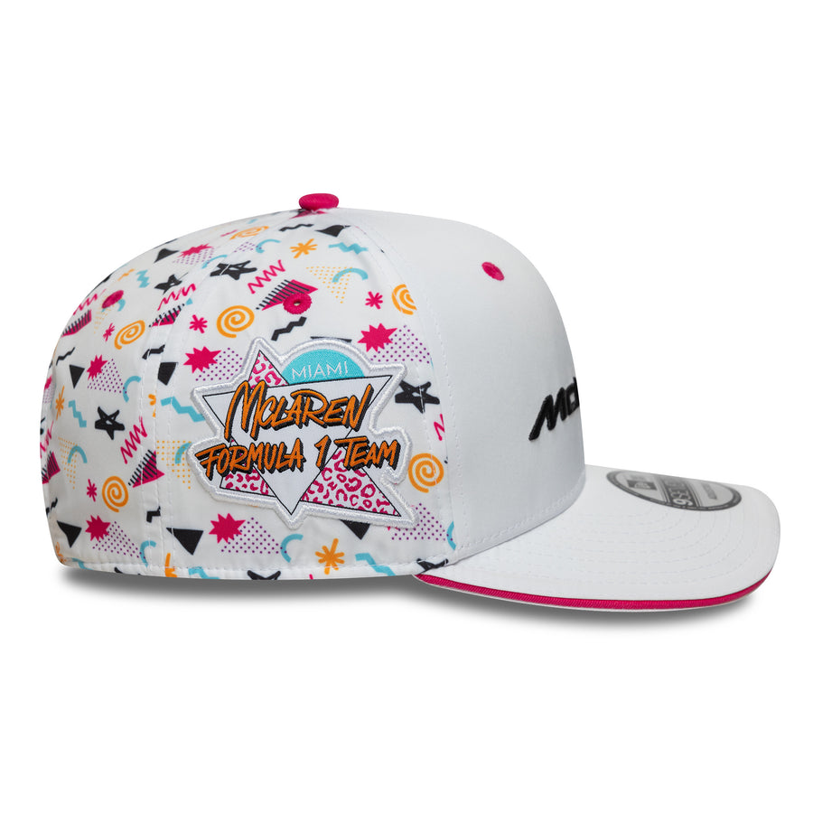 McLaren 9SEVENTY Stretch Snap Miami White Cap