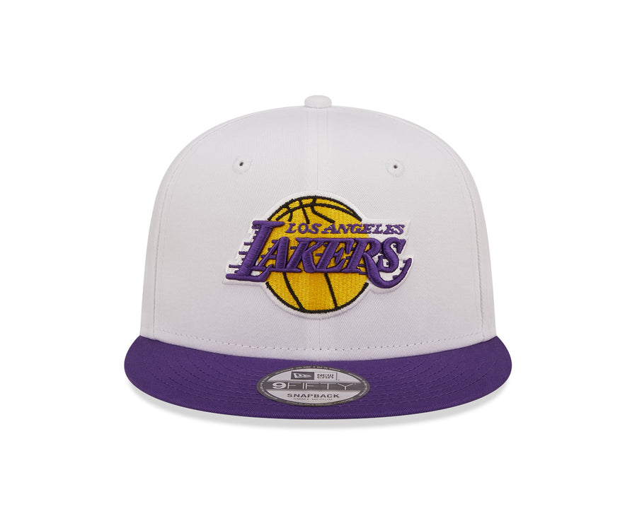 Los Angeles Lakers 9FIFTY White Crown Team White/Purple Cap