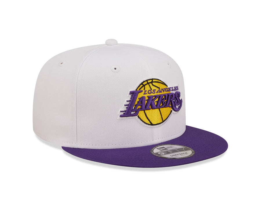 Los Angeles Lakers 9FIFTY White Crown Team White/Purple Cap