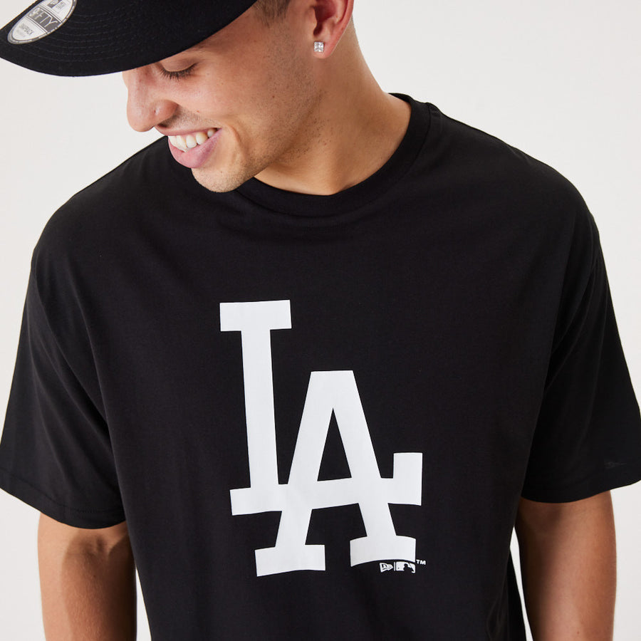 LA Dodgers MLB League Essential Light Beige Oversized T-Shirt