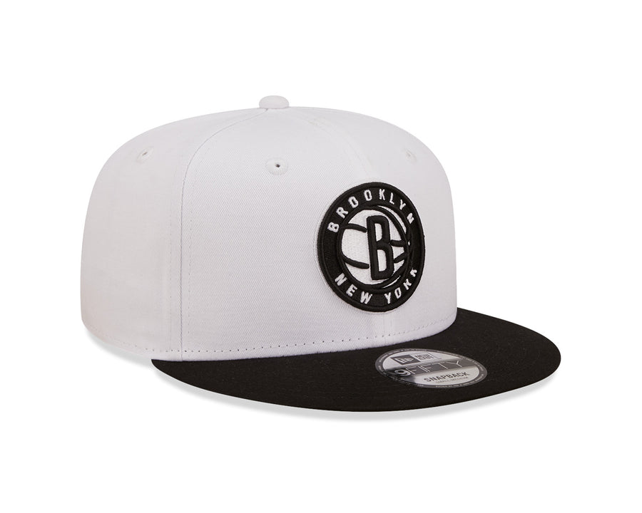 Brooklyn Nets 9FIFTY White Crown Team White/Black Cap