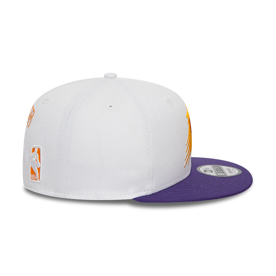 Phoenix Suns 9FIFTY White Crown Team White/Purple Cap