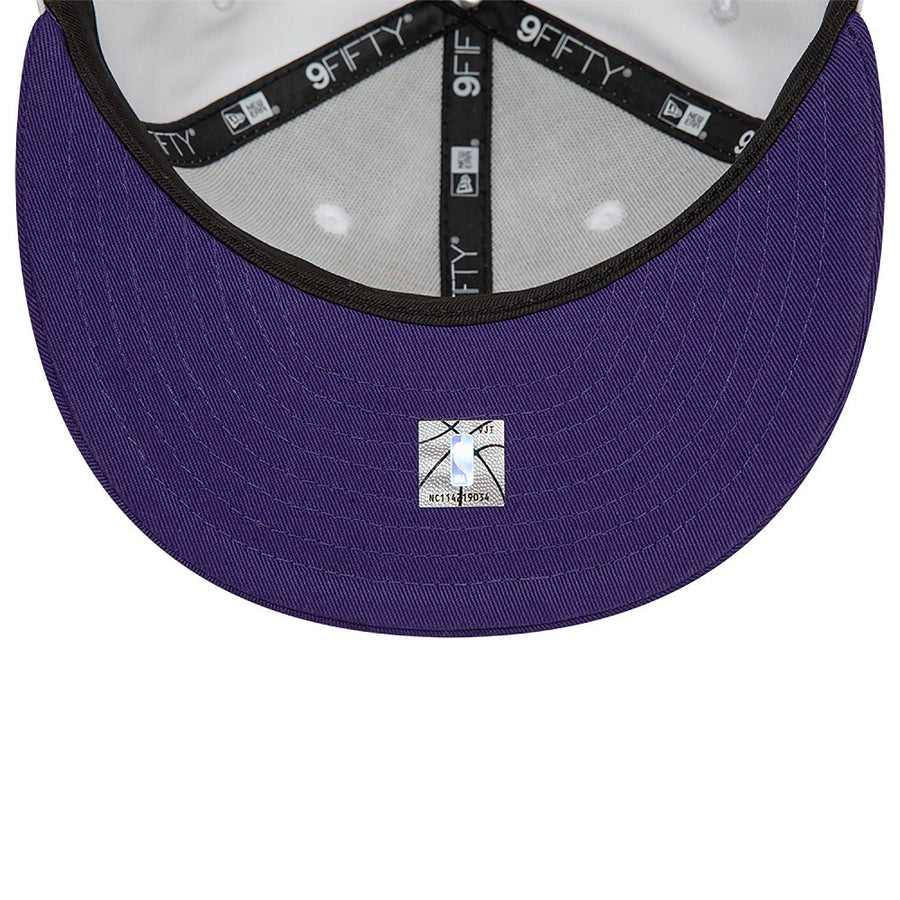 Phoenix Suns 9FIFTY White Crown Team White/Purple Cap