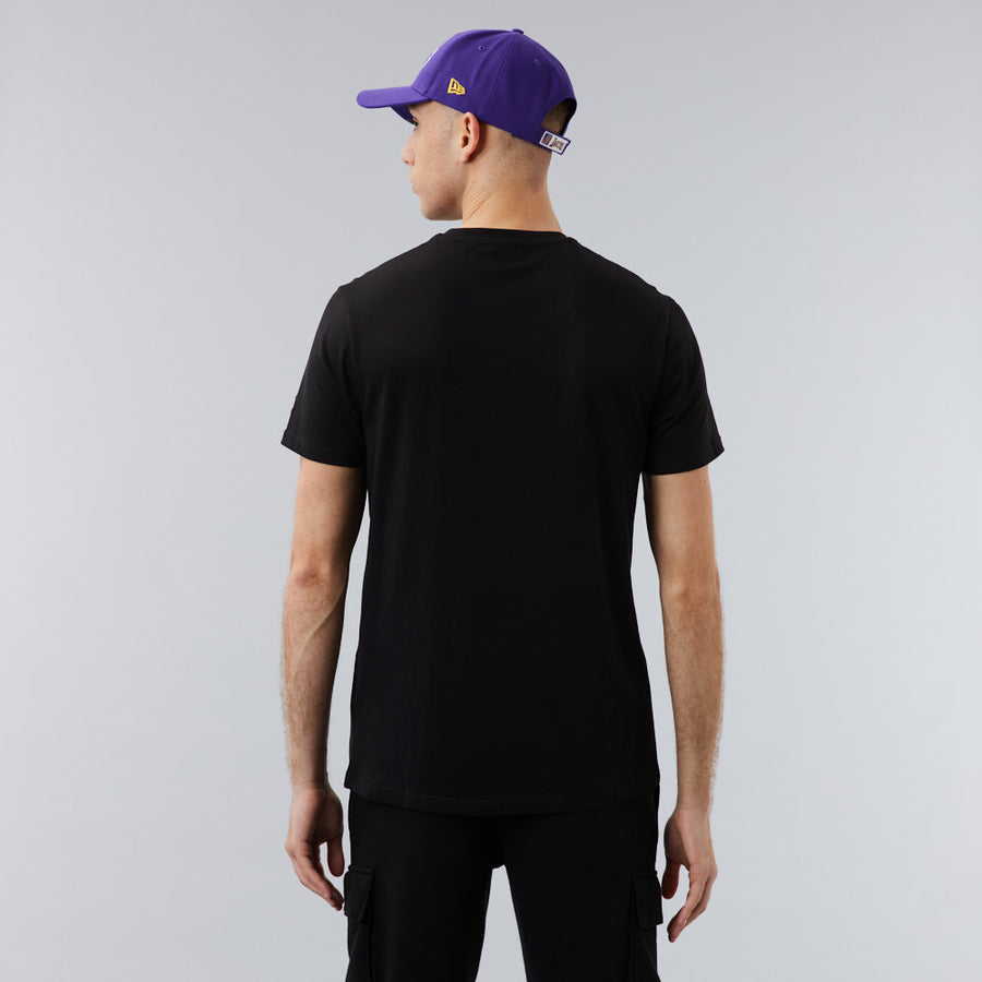 Los Angeles Lakers NBA Script Black Tee