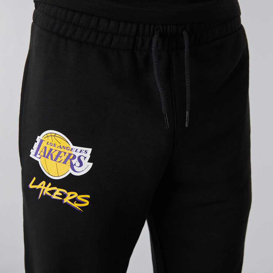 New Era NBA Script Black Jogger