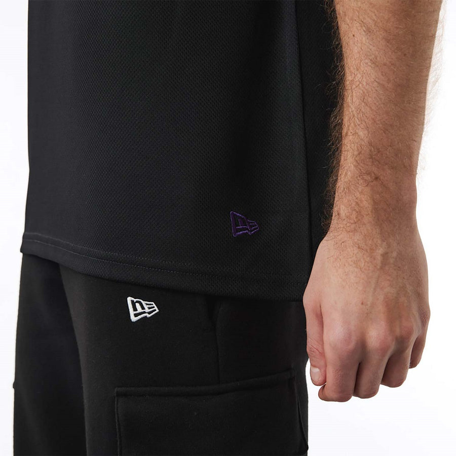 New era Los Angeles Lakers NBA Foil Short Sleeve T-Shirt Black