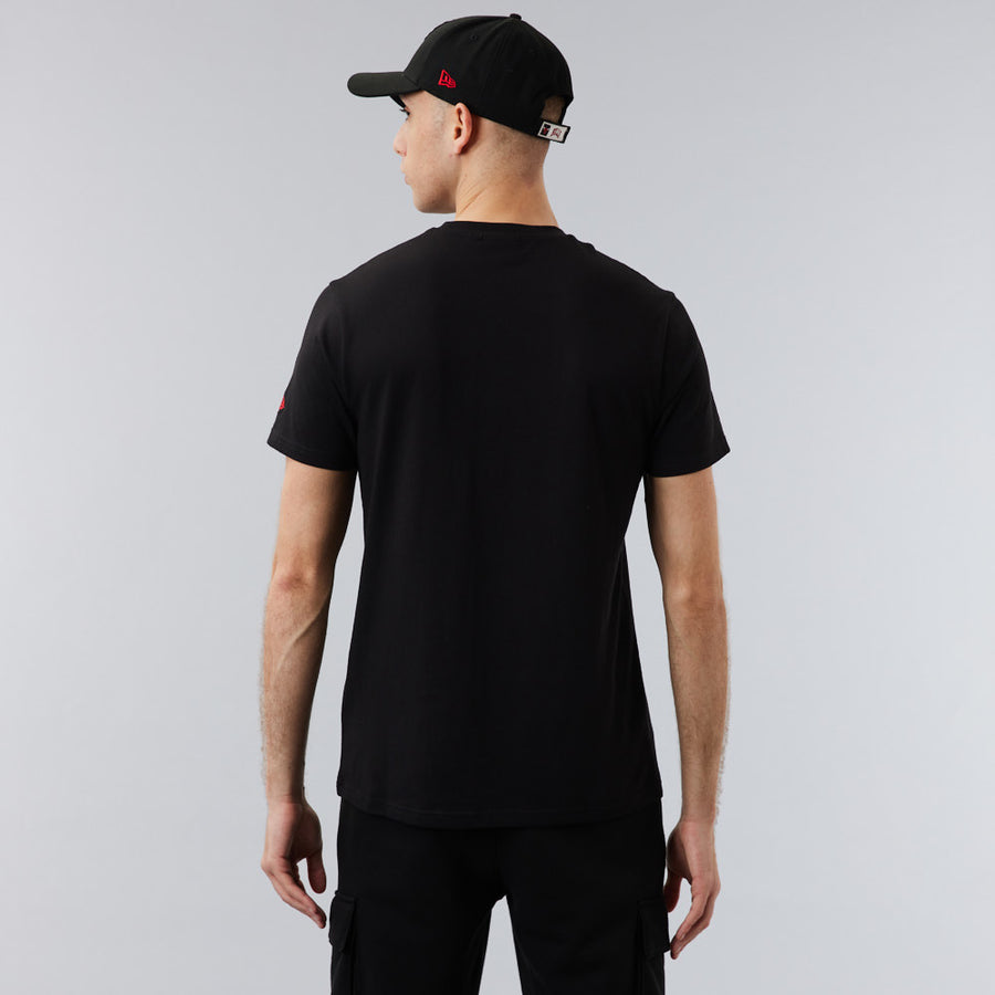 Chicago Bulls NBA Script Black Tee