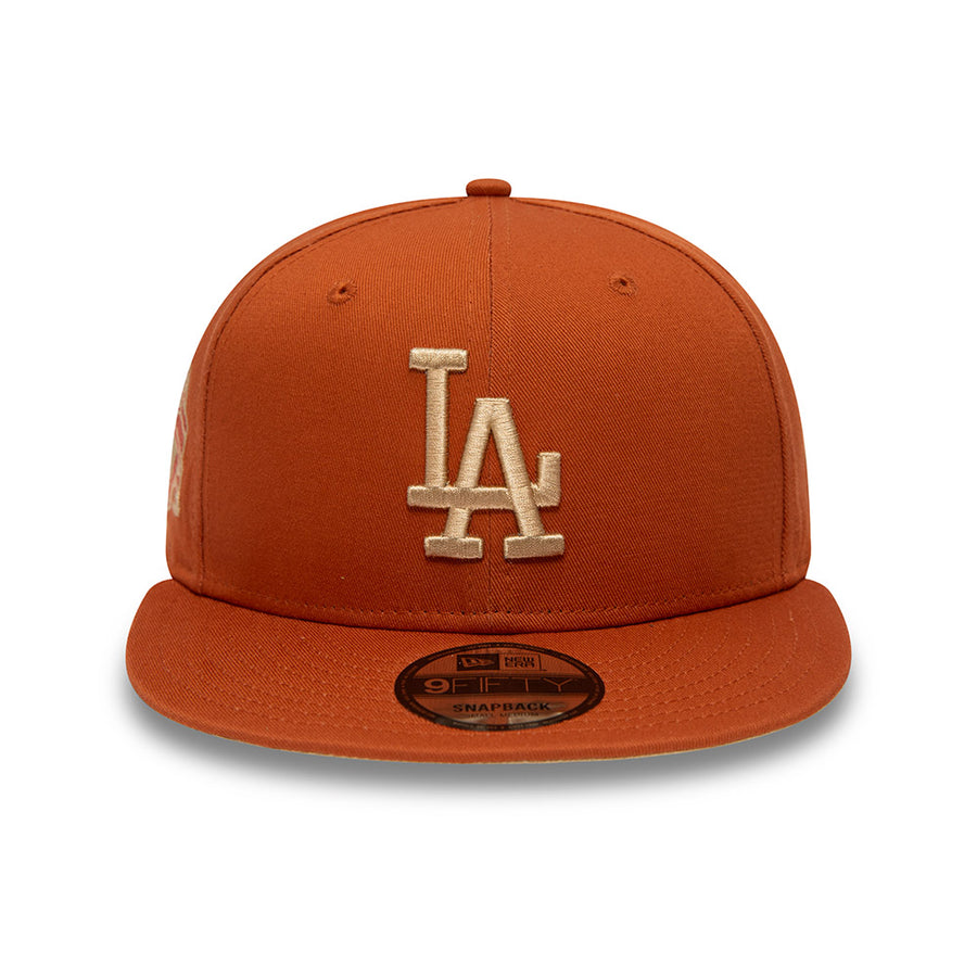 Los Angeles Dodgers 9FIFTY Side Patch Brown Cap