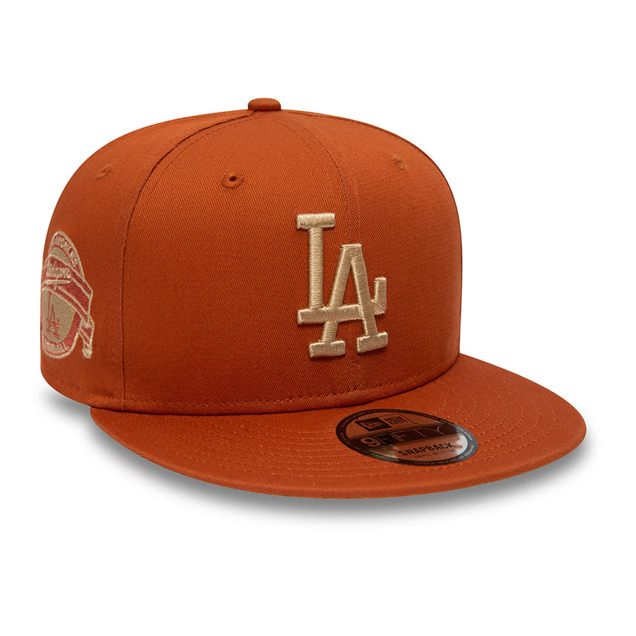 Los Angeles Dodgers 9FIFTY Side Patch Brown Cap