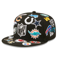 New Era NFL 59FIFTY All Over Patch Black Cap NewEra