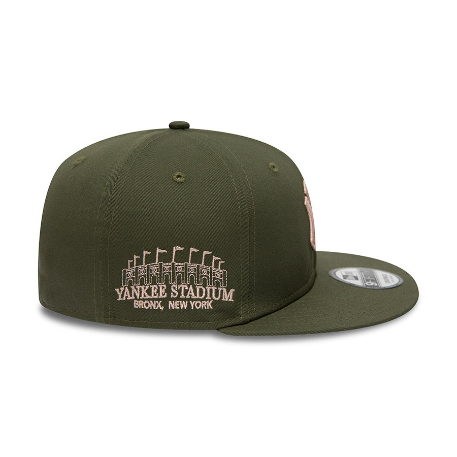 New York Yankees 9FIFTY Side Patch Olive Cap