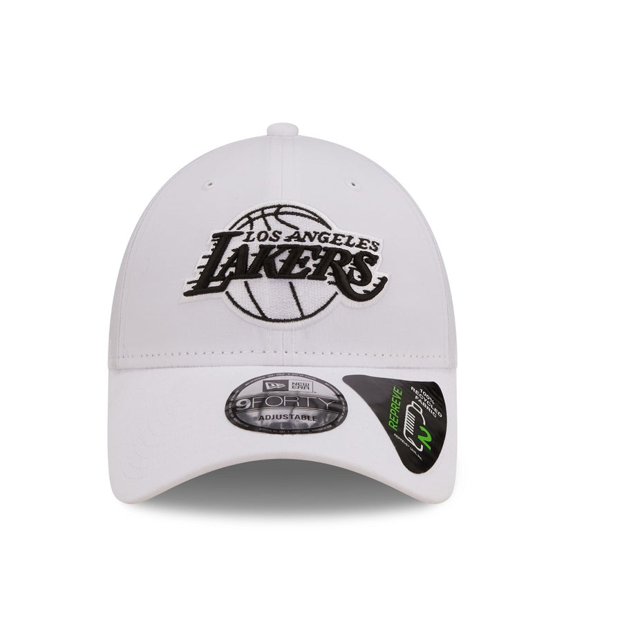 Los Angeles Lakers 9FORTY Repreve Monochrome White Cap