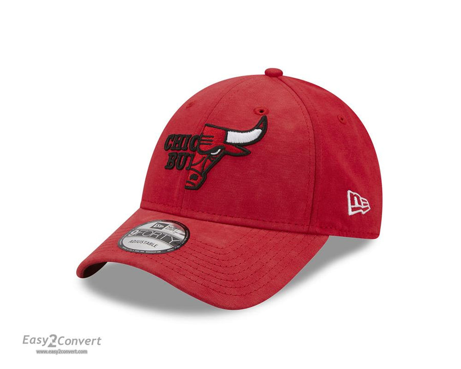 Chicago Bulls 9FORTY Washed Pack Red Cap