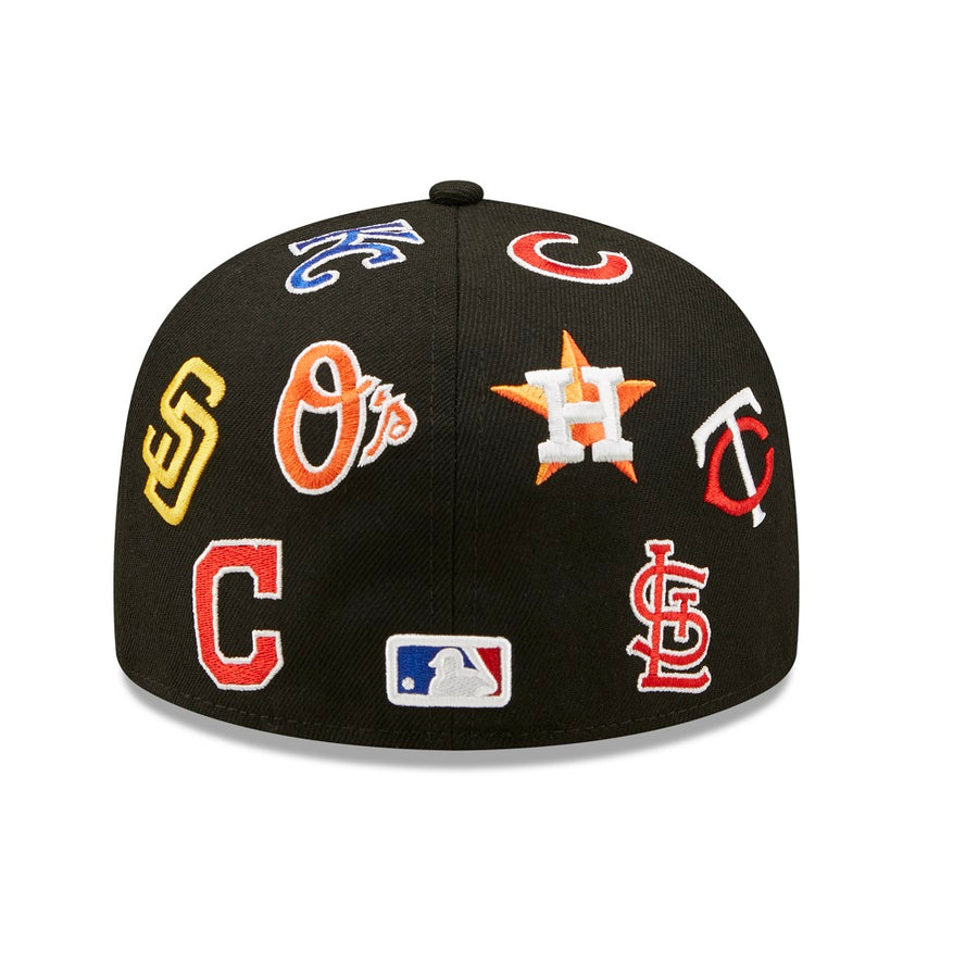 New Era MLB 59FIFTY All Over Patch Black Cap