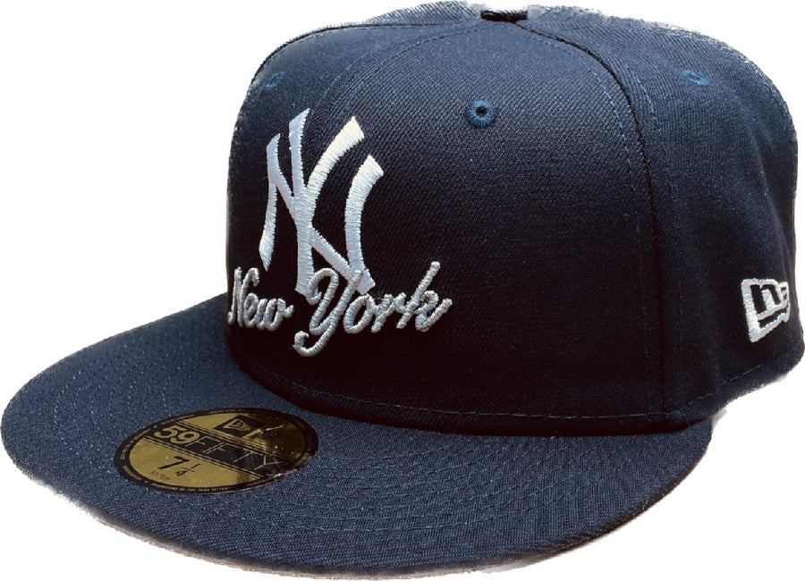 New York Yankees 59FIFTY Dual Logo Navy Cap