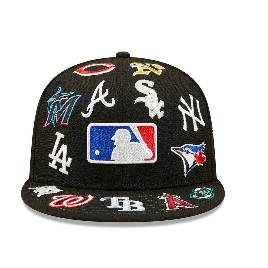 New Era MLB 59FIFTY All Over Patch Black Cap