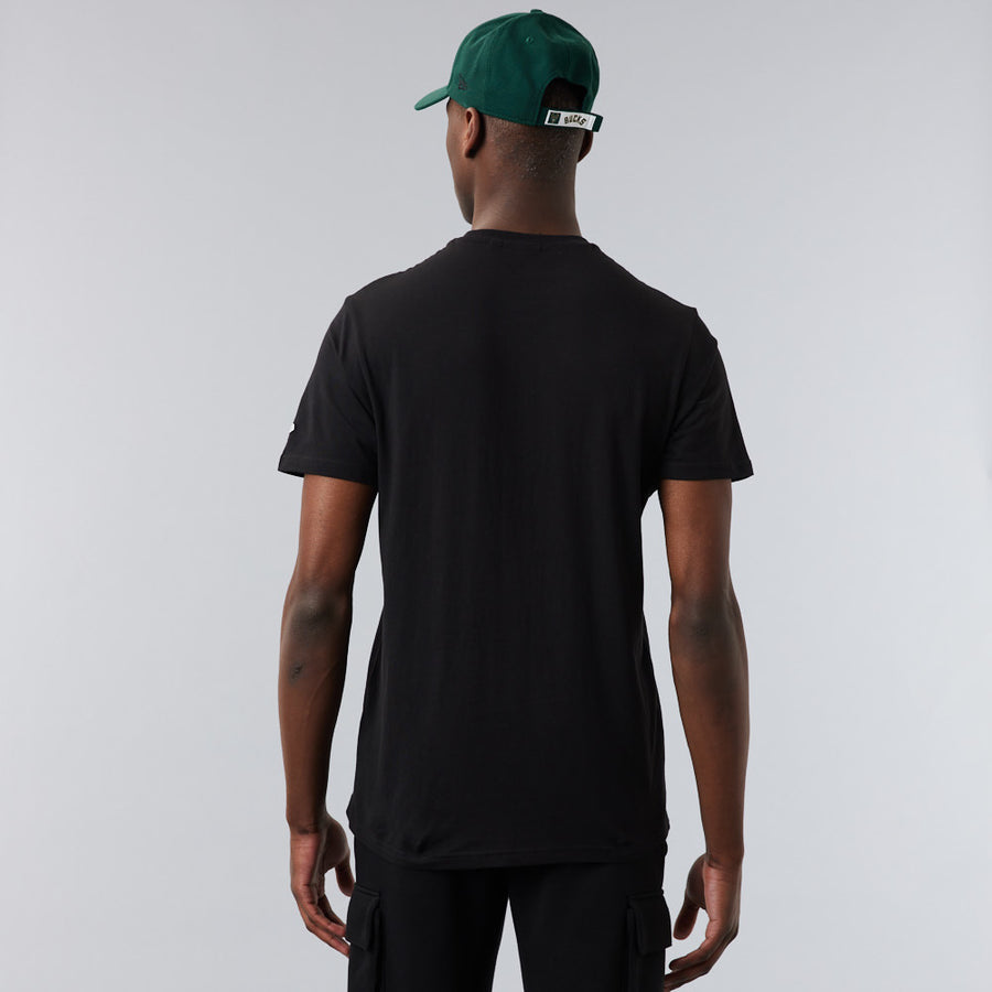 Milwaukee Bucks NBA Script Black Tee