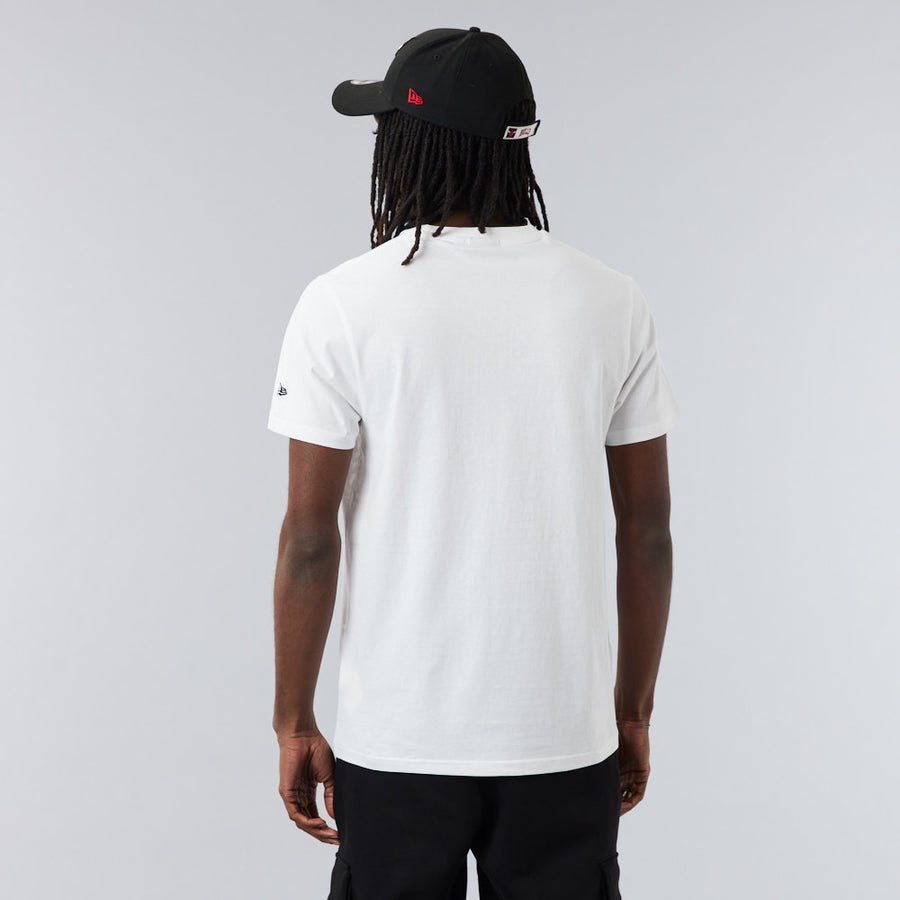 Chicago Bulls NBA Script White Tee