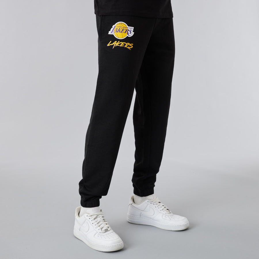 New Era NBA Script Black Jogger