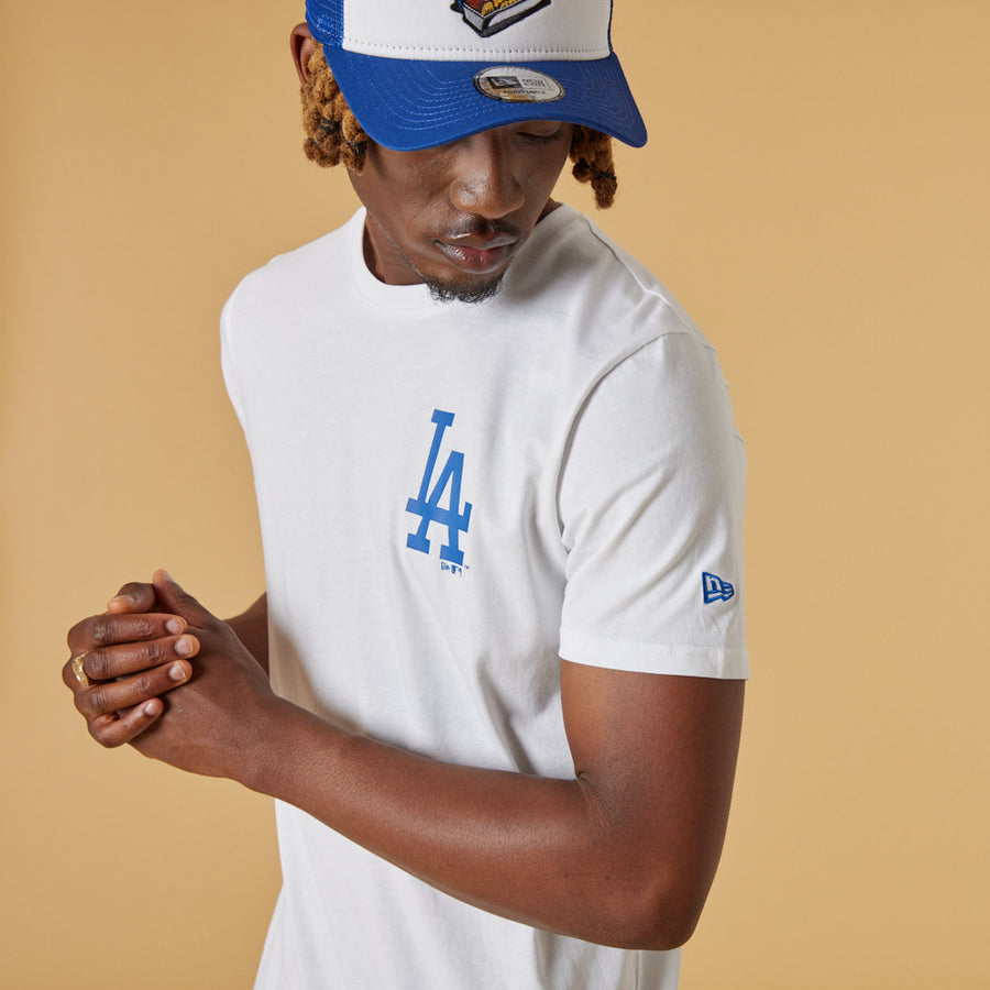 LA Dodgers MLB Ice Cream Graphic Blue Oversized T-Shirt