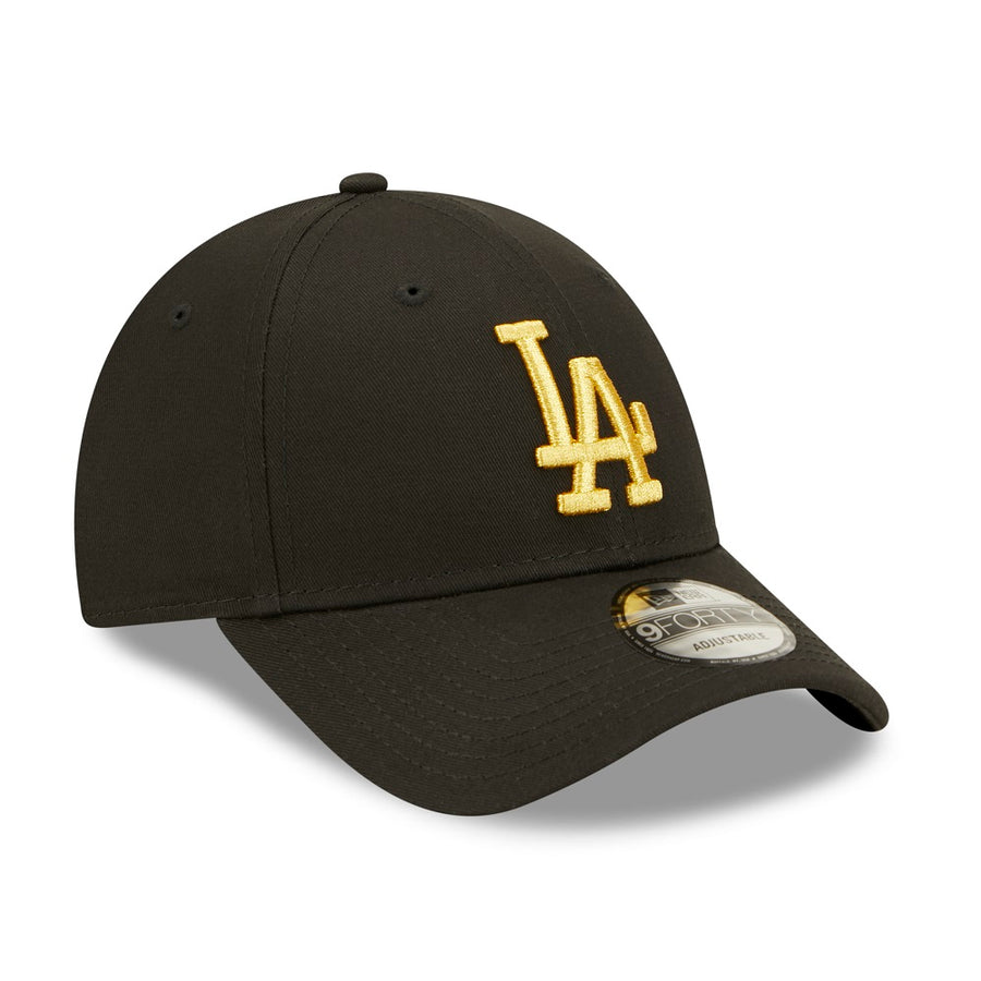 Los Angeles Dodgers 9FORTY Metallic Black Cap